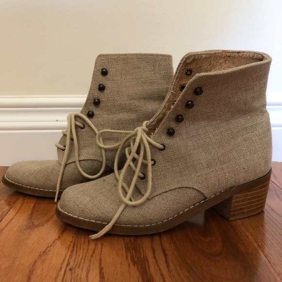 Frime Lace Up Ankle Boots Size 6 - Picture 3 of 6